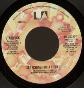 Starbuck - Searching For A Thrill - 7 Inch