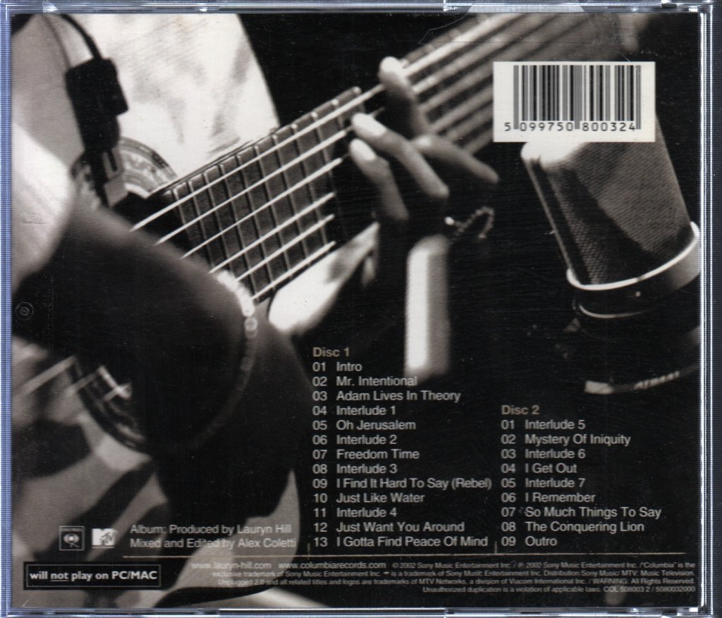 Lauryn Hill - MTV Unplugged 2.0 - Double Cd