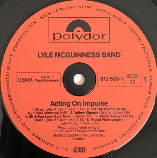 Lyle Mcguinness Band - Acting On Impulse - Lp