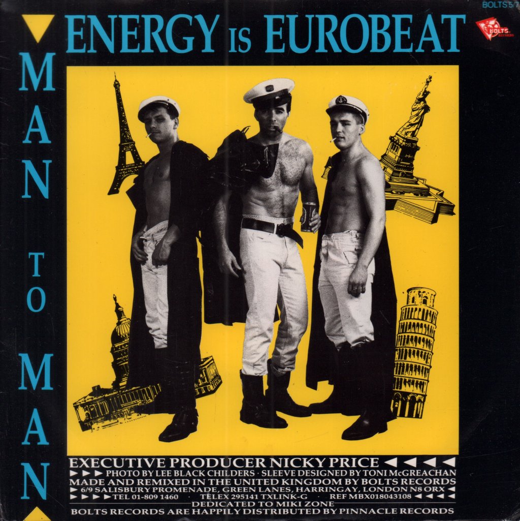 Man To Man - Energy Is Eurobeat - 7 Inch