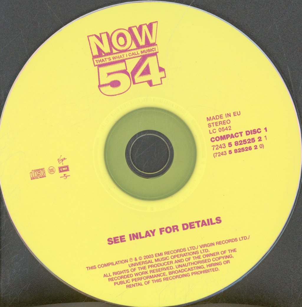 Various Artists - Now That's What I Call Music! 54 - Double Cd