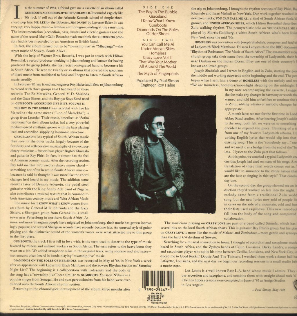 Paul Simon - Graceland - Lp