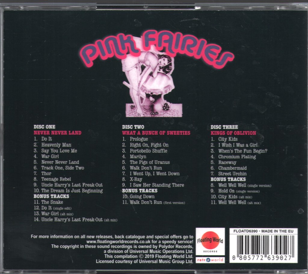 Pink Fairies - Polydor Years - Triple Cd