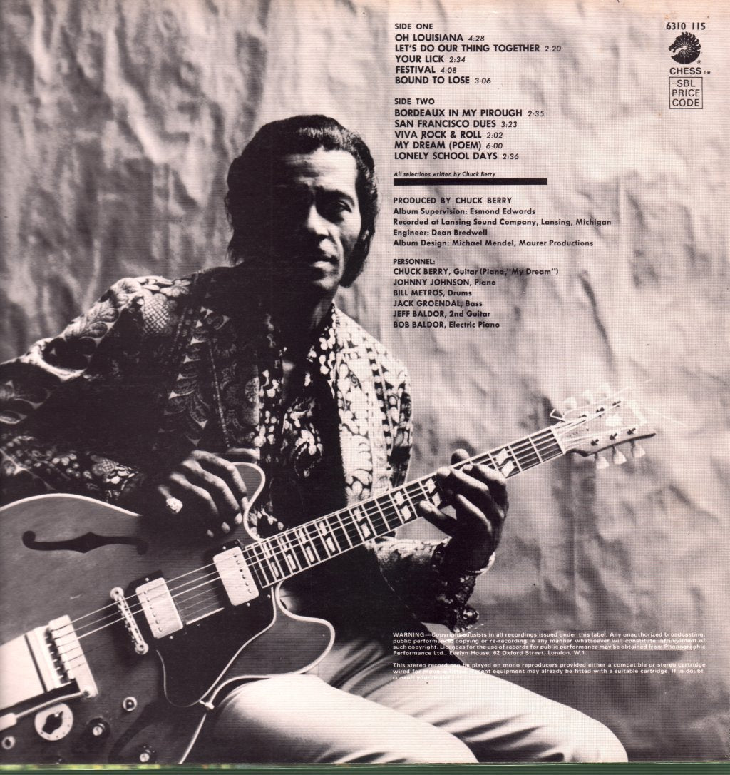 Chuck Berry - San Francisco Dues - Lp