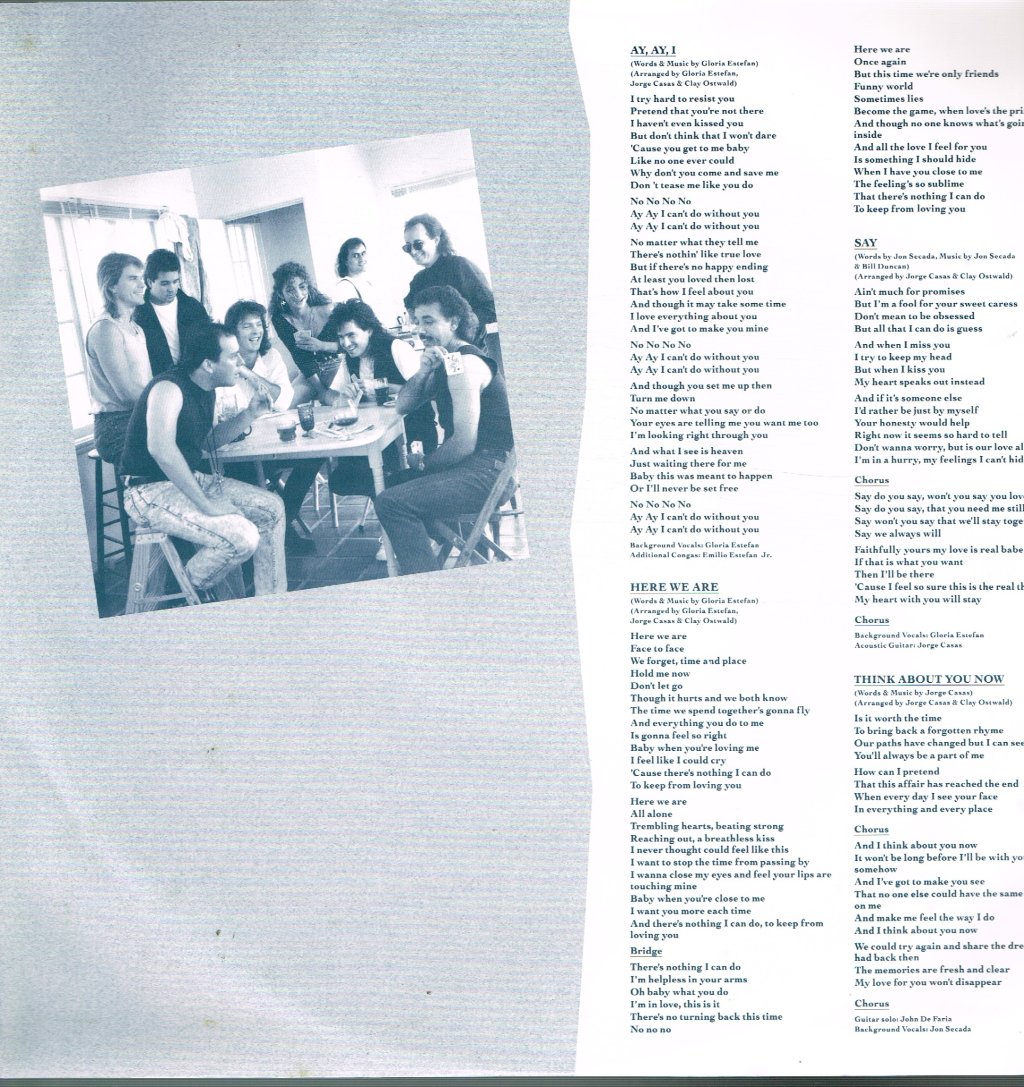 Gloria Estefan - Cuts Both Ways - Lp