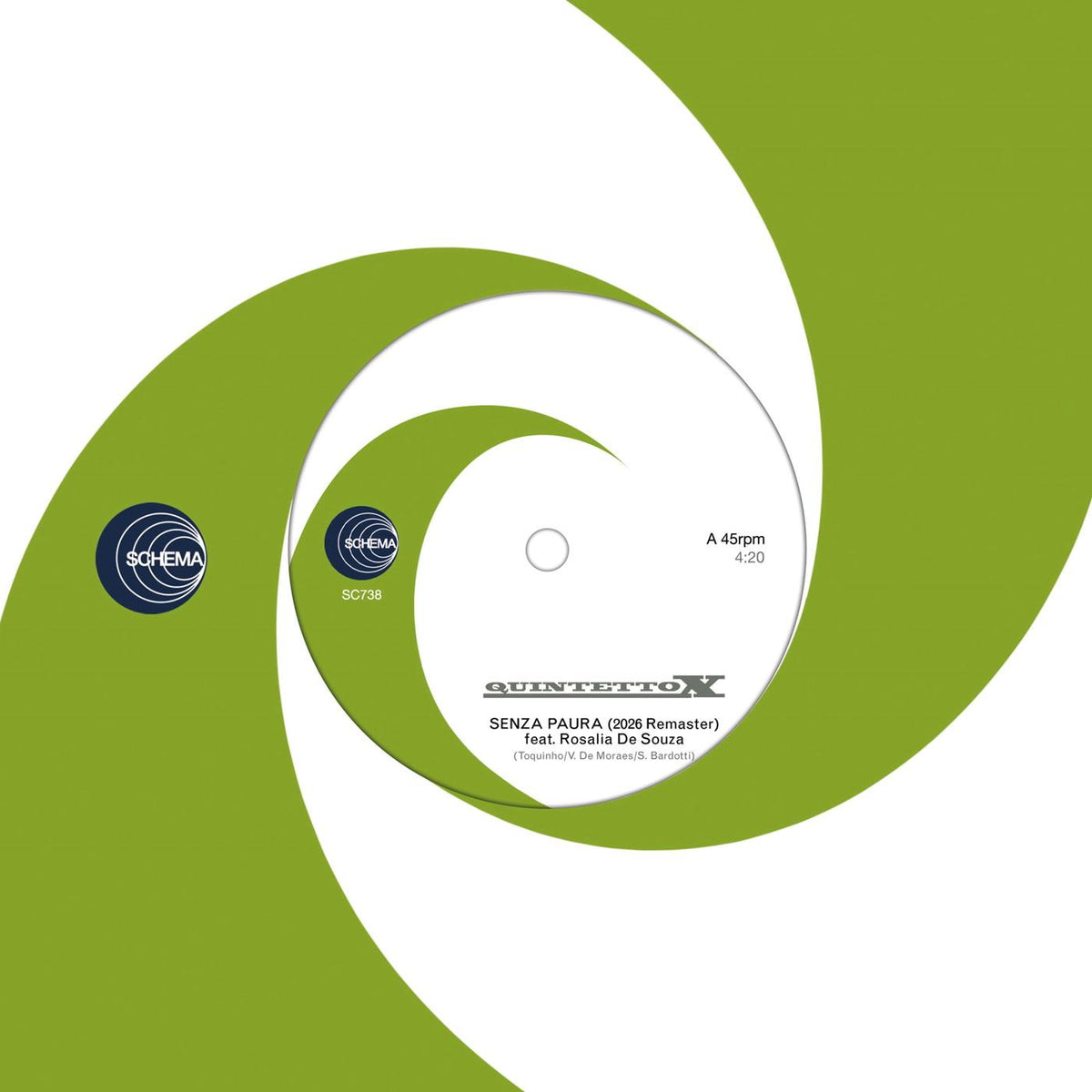 Quintetto X - Senza Paura / Balanca Pema - 7 Inch