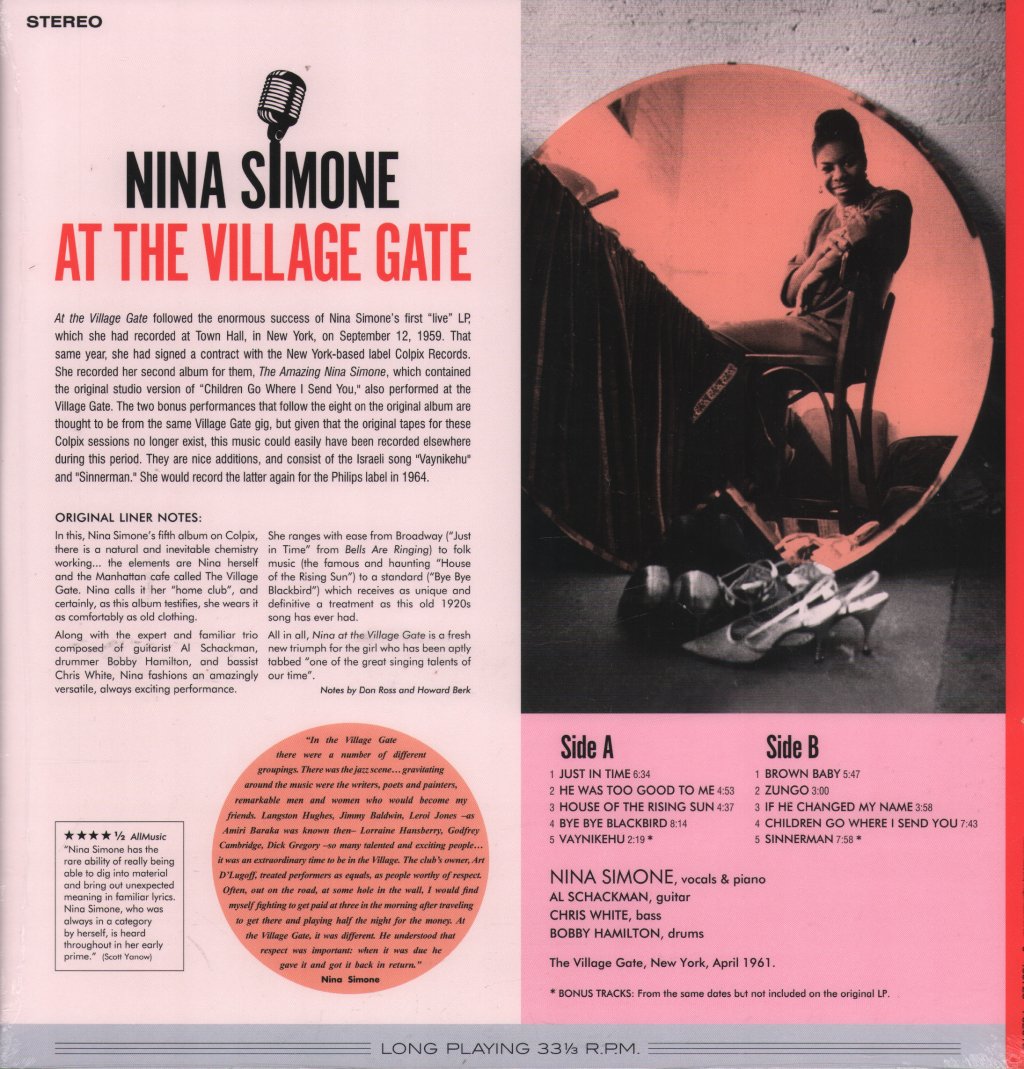 Nina Simone - At the Village Gate - Lp
