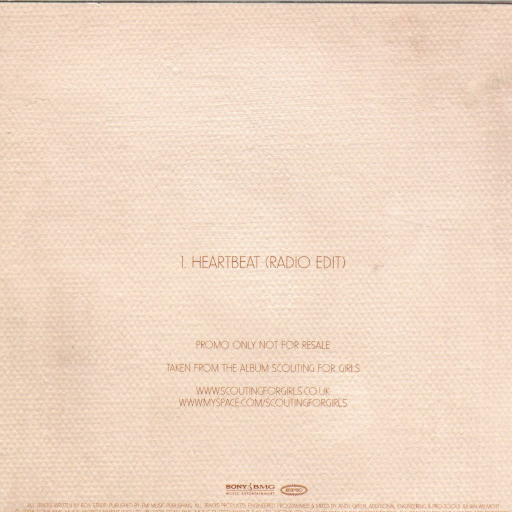 Scouting For Girls - Heartbeat - Cd