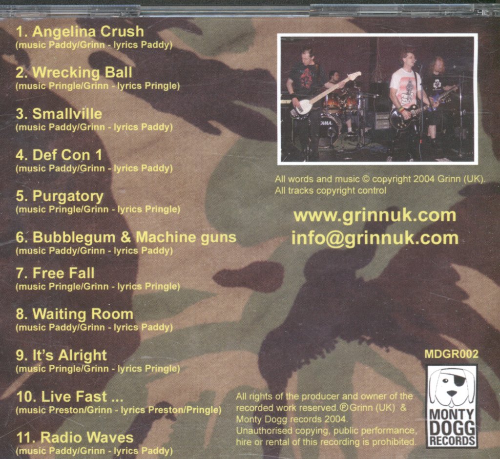 Grinn - Bubblegum And Machine Guns - Cd
