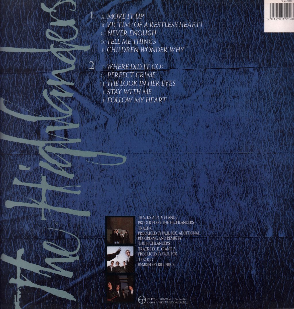 Highlanders - A Perfect Crime - Lp