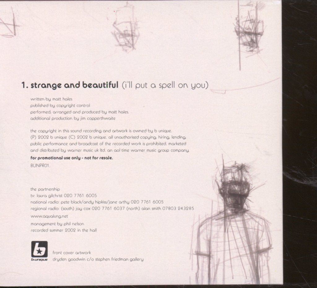 Aqualung - Strange And Beautiful - Cdr