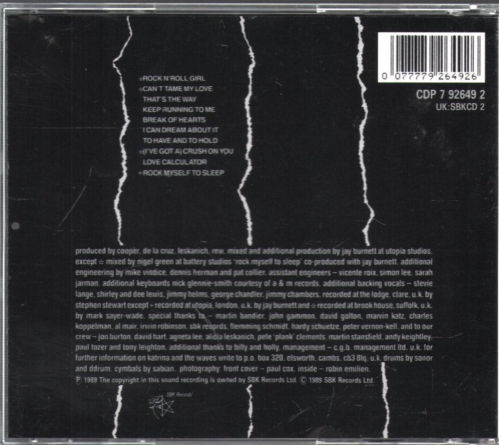 Katrina And The Waves - Break Of Hearts - Cd