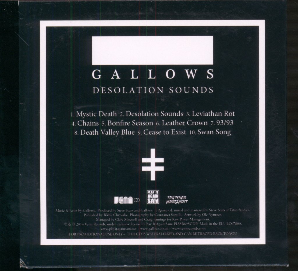 Gallows - Desolation Sounds - Cdr