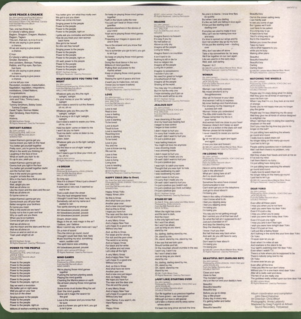 John Lennon - Collection - Lp