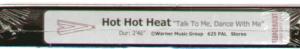 Hot Hot Heat - Talk To Me, Dance With Me - Video