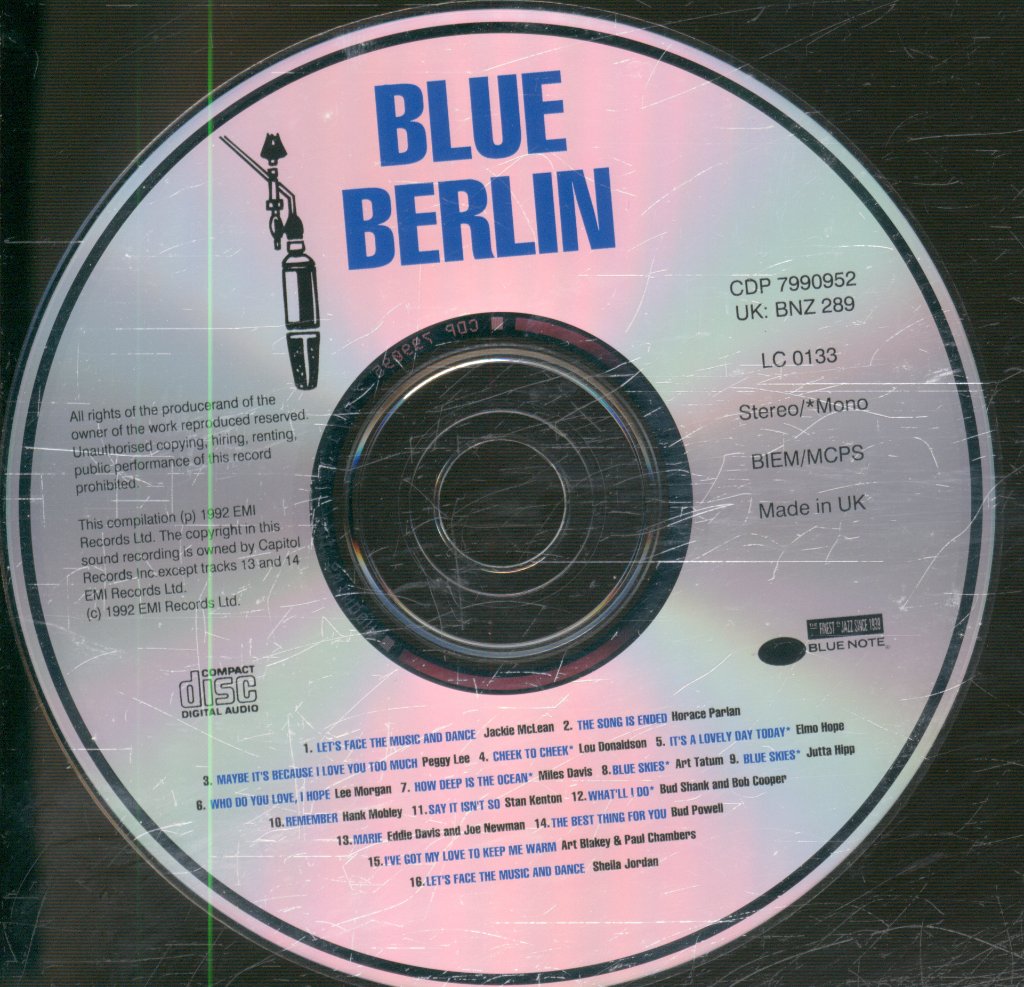 Various Artists - Blue Berlin - Blue Note Plays The Music Of Irving Berlin - Cd