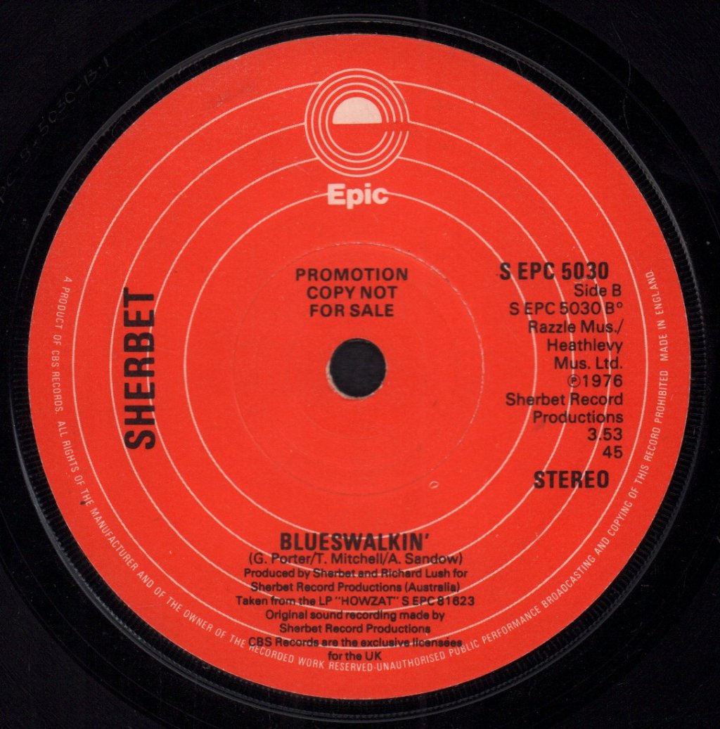 Sherbert - Dancer - 7 Inch
