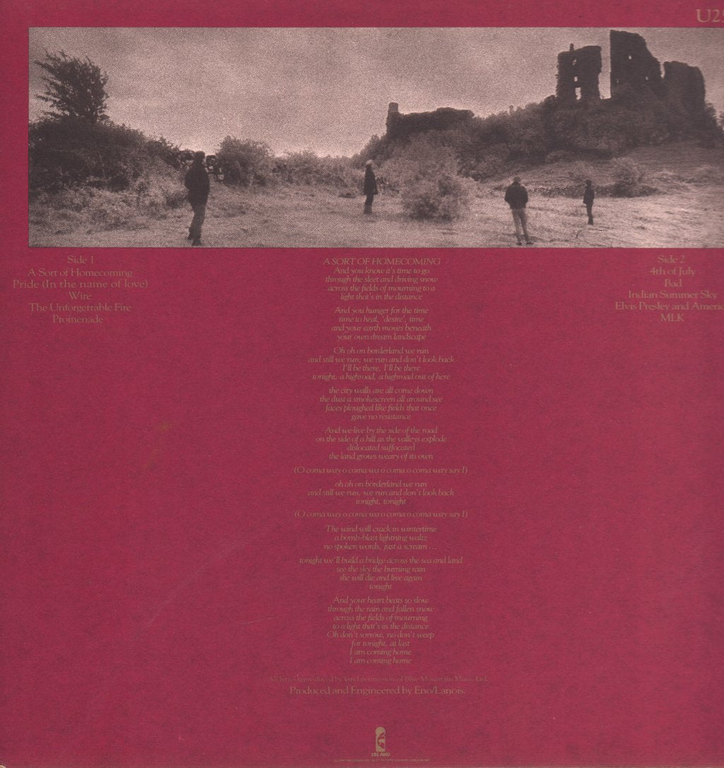 U2 - Unforgettable Fire - Lp