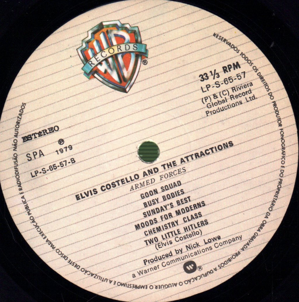 Elvis Costello & The Attractions - Armed Forces - Lp