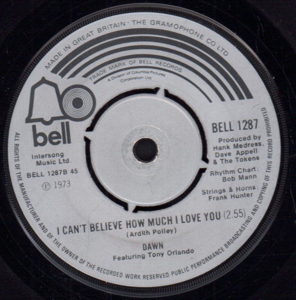 Dawn (70'S Artist) - Tie A Yellow Ribbon Round The Ole Oak Tree - 7 Inch