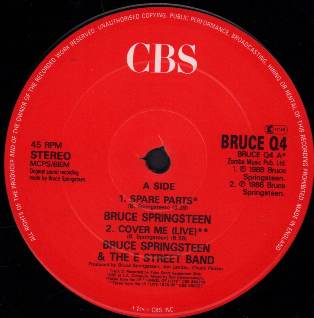 Bruce Springsteen - Spare Parts - 12 Inch