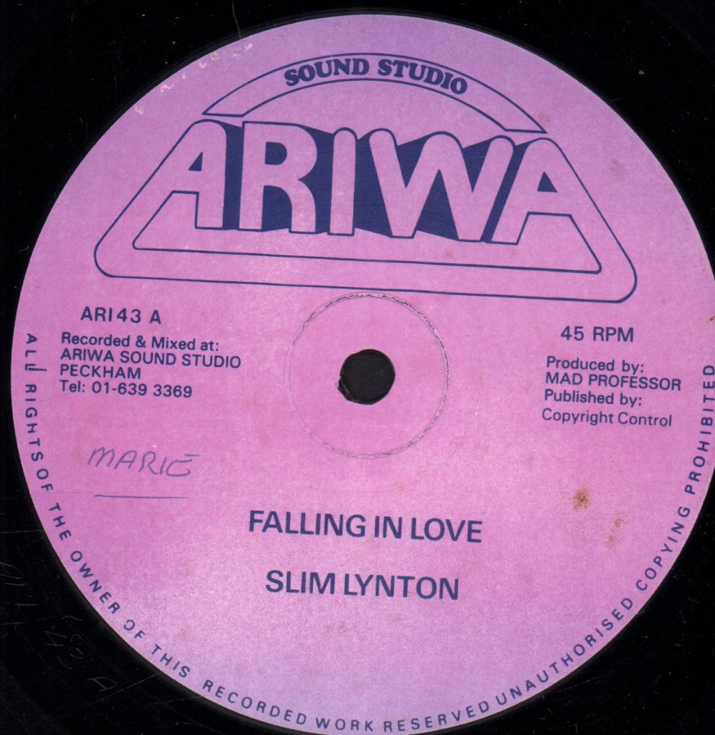 Slim Lynton / Mad Professor And The Roboticks Featuring T - Falling In Love/Pirates Of The Airwaves - 12 Inch