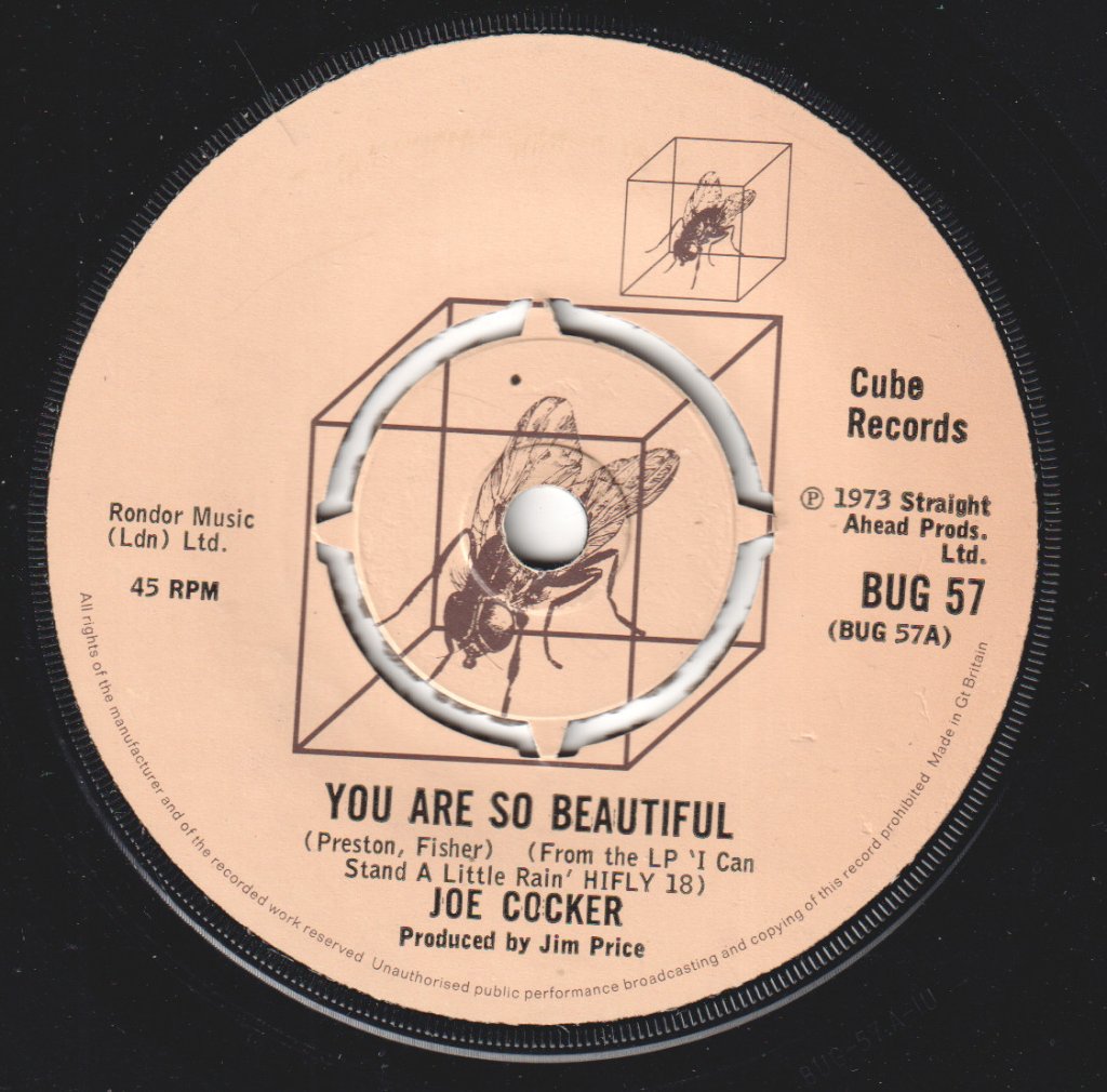 Joe Cocker - You Are So Beautiful - 7 Inch