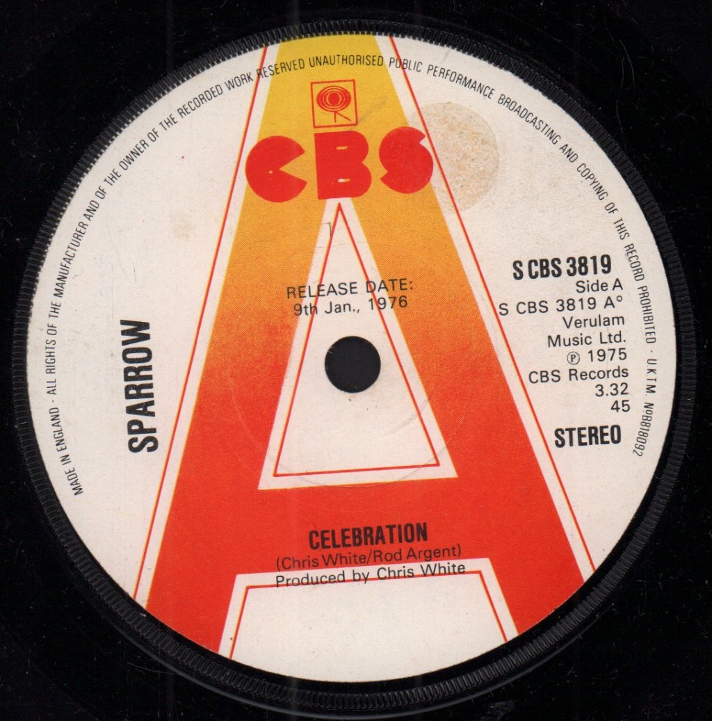 Sparrow (70'S Group) - Celebration - 7 Inch