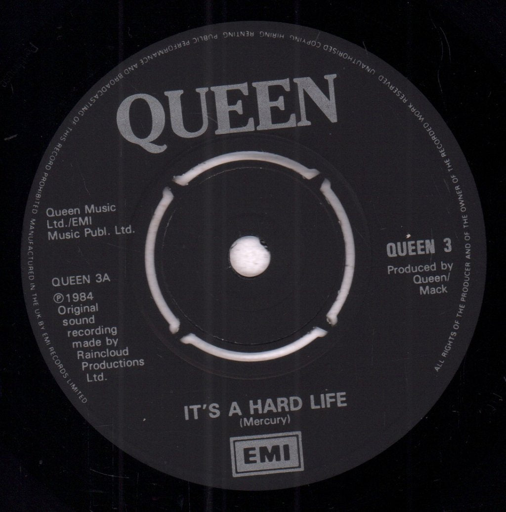 Queen - It's A Hard Life - 7 Inch