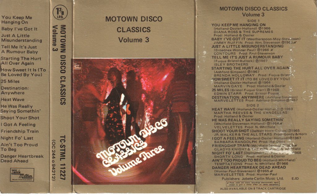 Various Artists - Motown Disco Classics Volume Three - Cassette