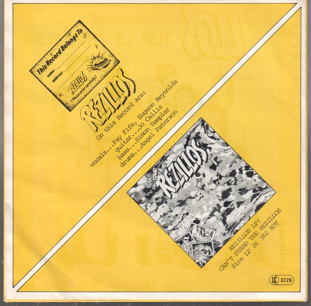 Rezillos - Top Of The Pops / 20,000 Rezillos Under The Sea - 7 Inch