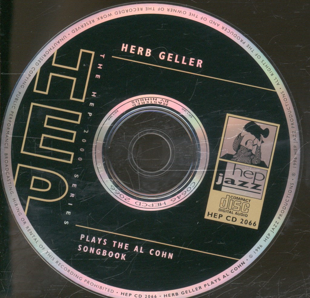 Herb Geller - Plays The Al Cohn Songbook - Cd