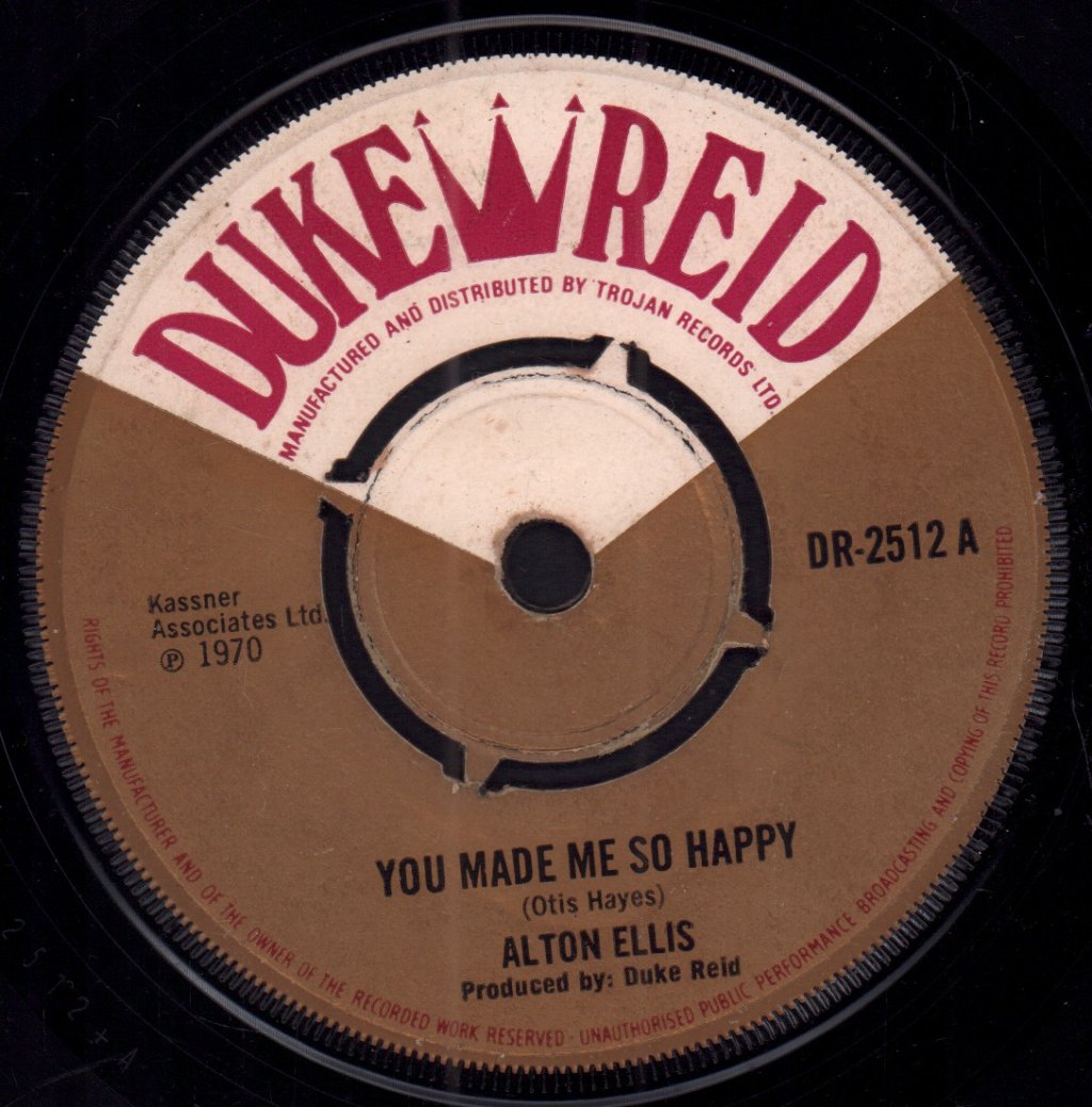 Alton Ellis / The Supersonics - You Made Me So Happy / Duke's Reggae - 7 Inch