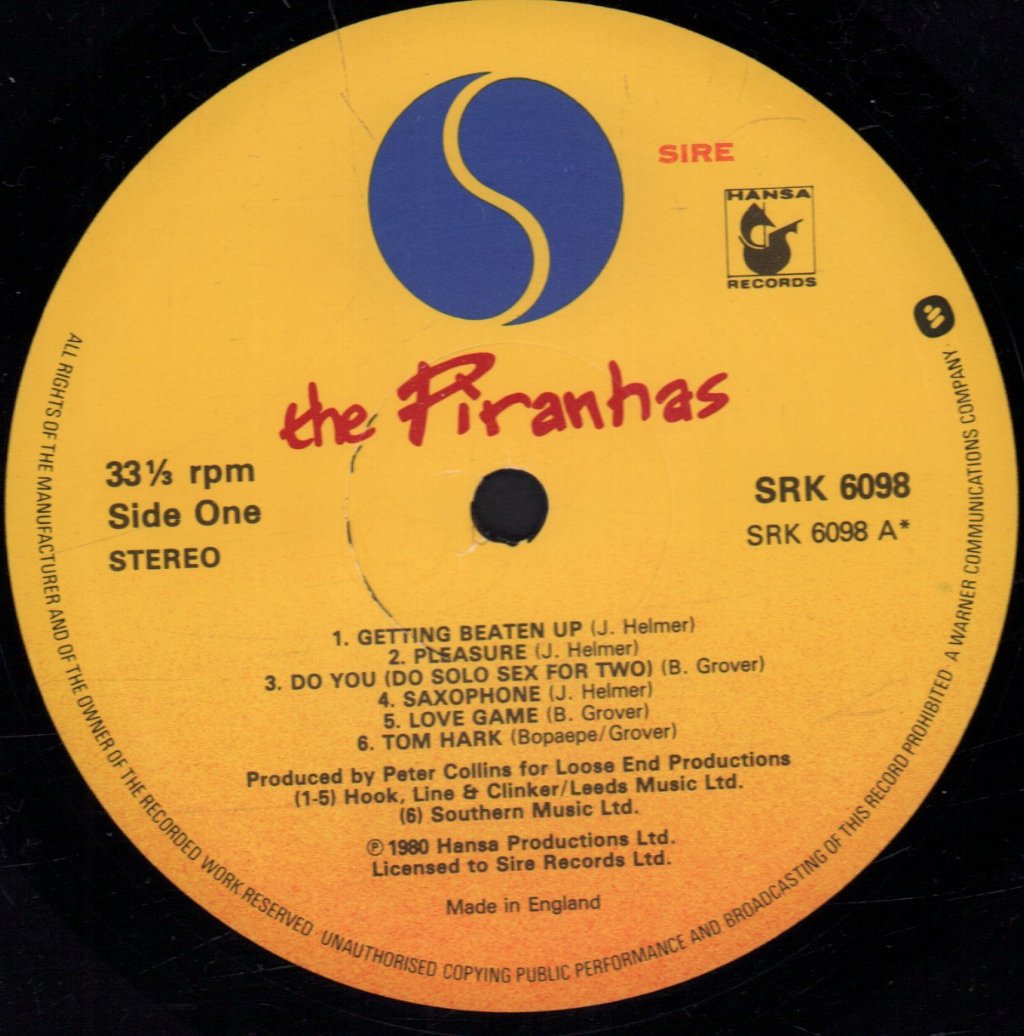 Piranhas - Piranhas - Lp