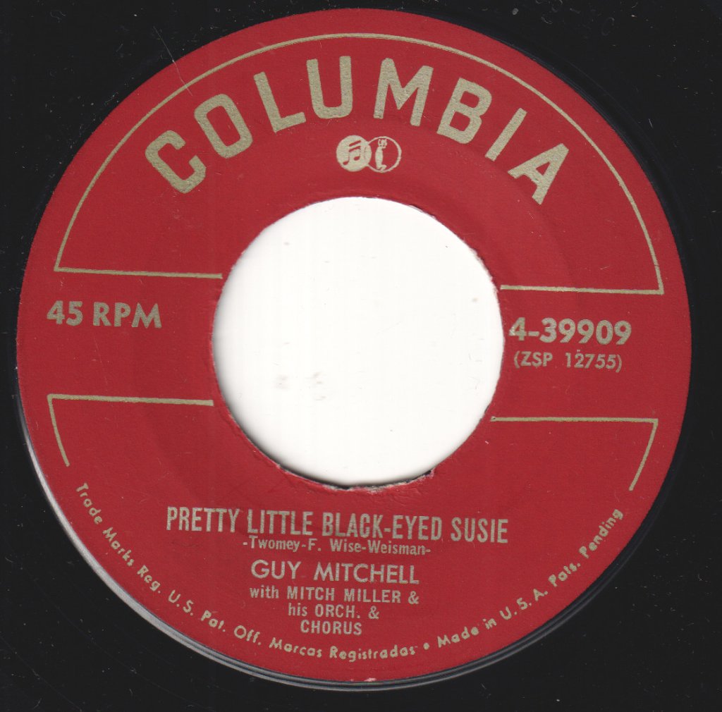 Guy Mitchell - She Wears Red Feathers - 7 Inch