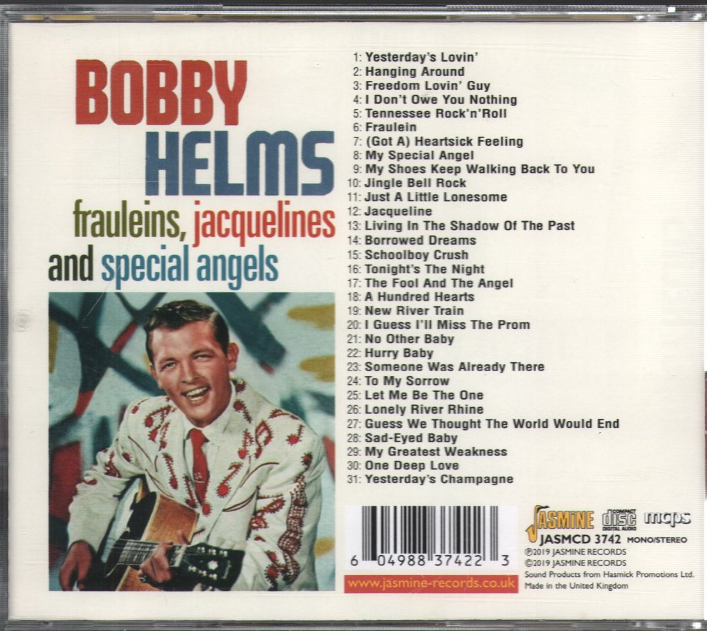 Bobby Helms - Frauleins, Jacquelines and Special Angels - Cd