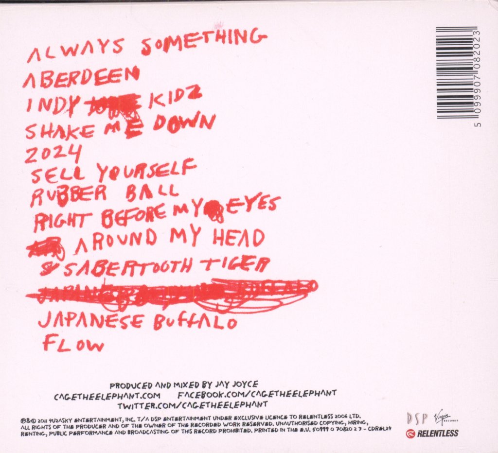 Cage The Elephant - Thank You Happy Birthday - Cd