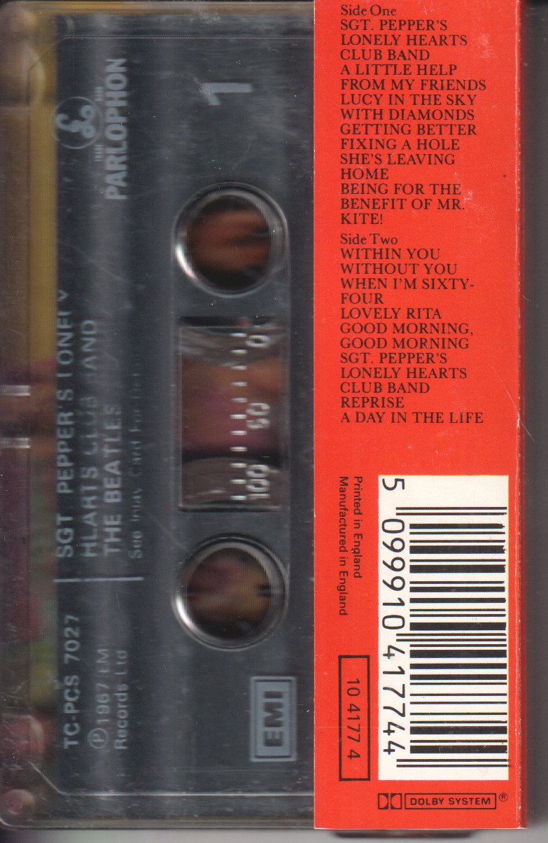 Beatles - Sgt. Pepper's Lonely Hearts Club Band - Cassette