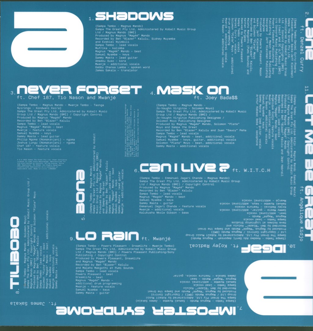 Sampa The Great - As Above So Below - Lp