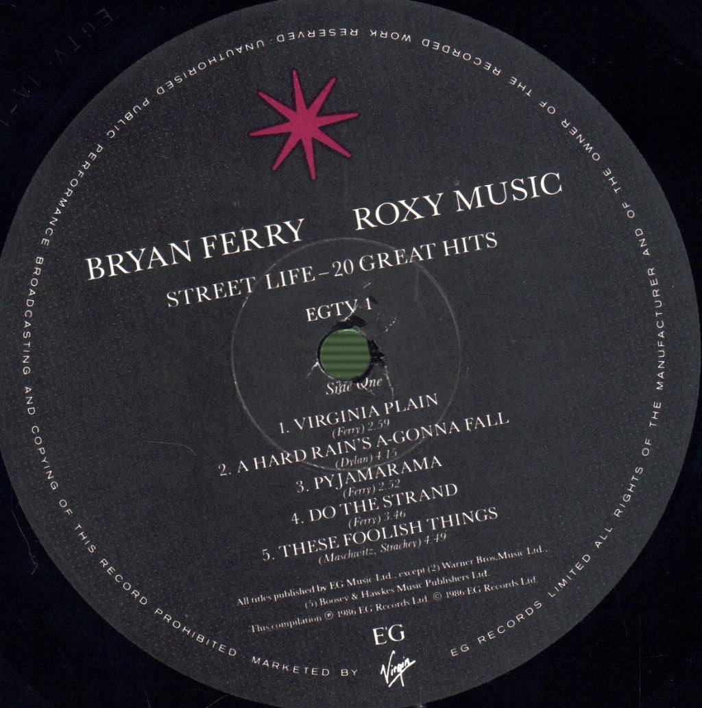 Bryan Ferry / Roxy Music - Street Life (20 Great Hits) - Double Lp