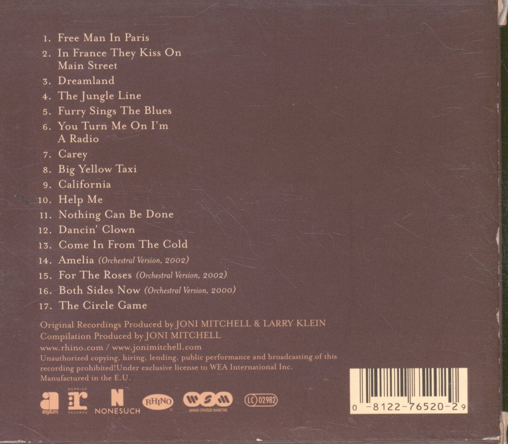 Joni Mitchell - Dreamland - Cd