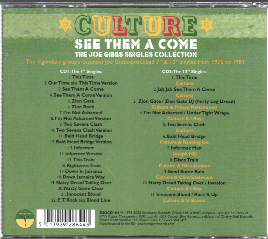 Culture - See Them A Come - Double Cd