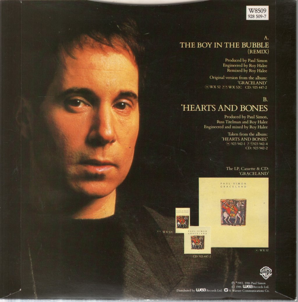 Paul Simon - Boy In The Bubble - 7 Inch