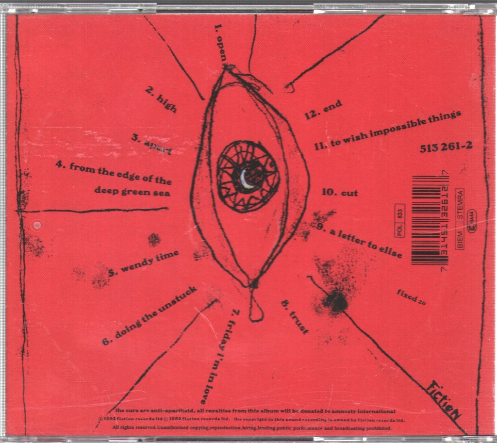 Cure - Wish - Cd