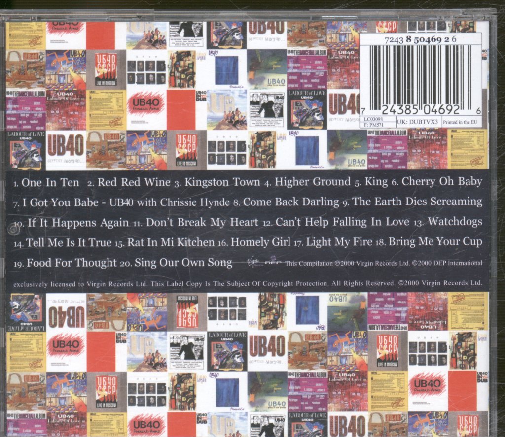 UB40 - Very Best Of UB40 1980 - 2000 - Cd