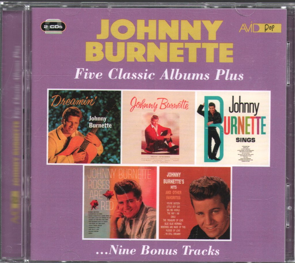 Johnny Burnette - Five Classic Albums Plus - Double Cd