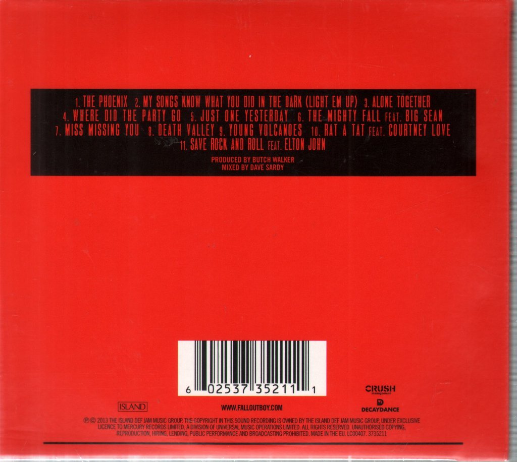 Fall Out Boy - Save Rock And Roll - Cd