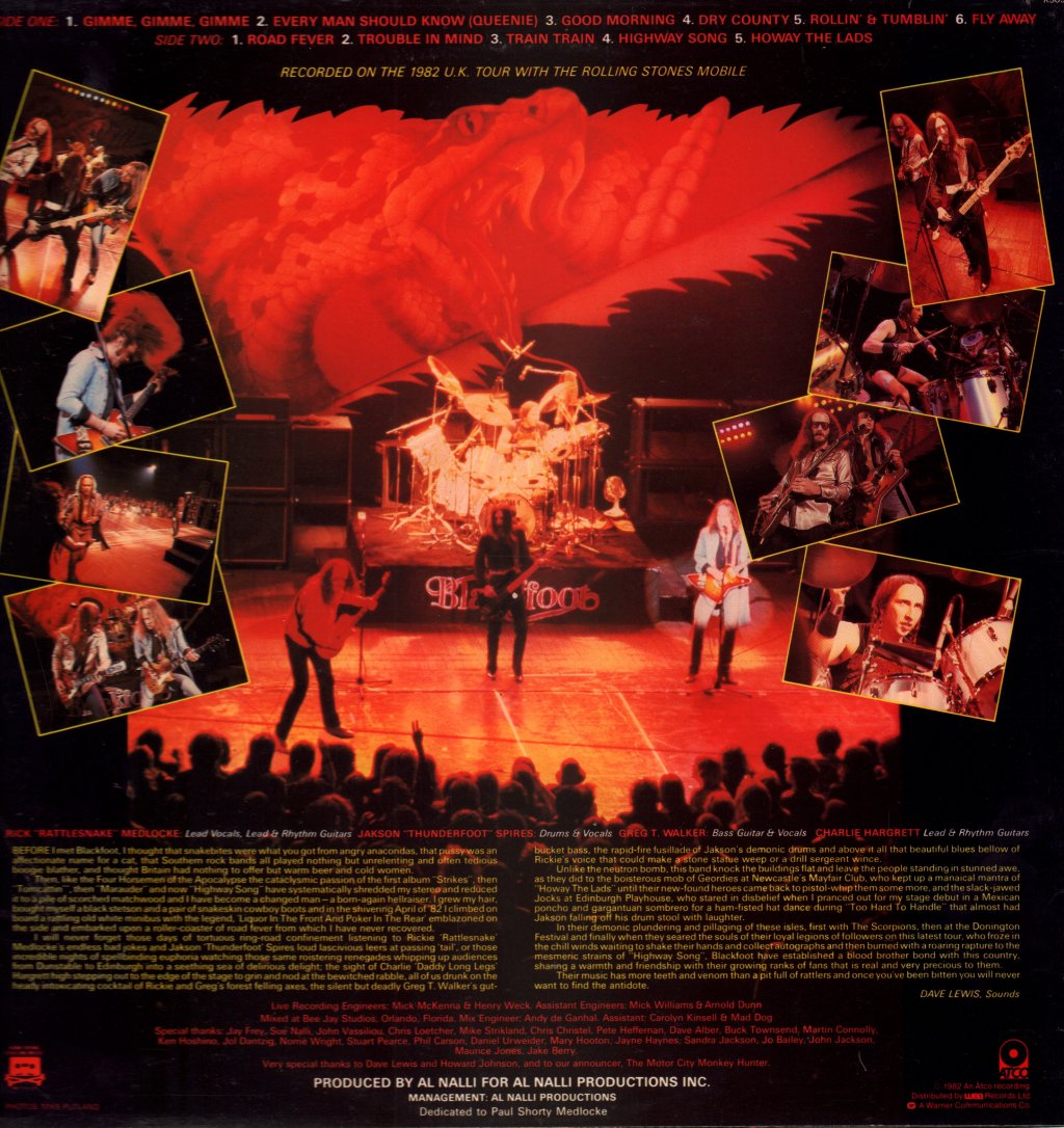 Blackfoot - Highway Song Live - Lp