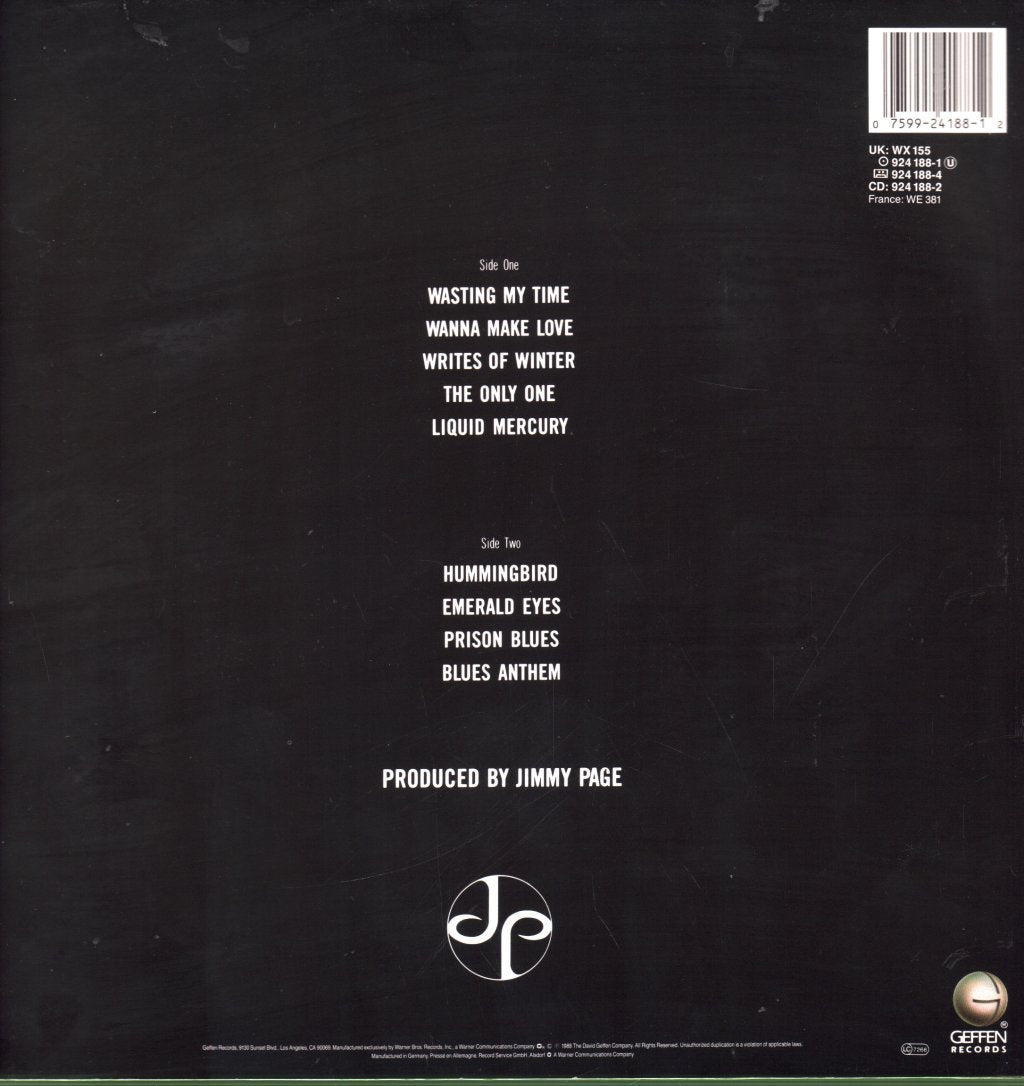 Jimmy Page - Outrider - Lp