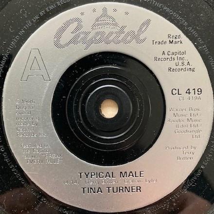 Tina Turner - Typical Male - 7 Inch